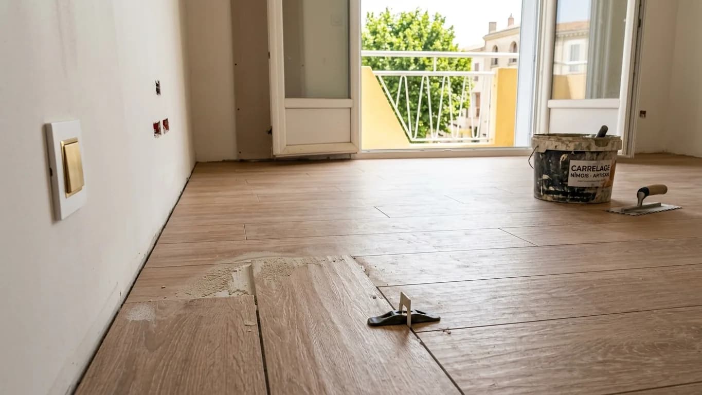 Pose de carrelage à Nîmes : la préparation fait tout — Nîmes